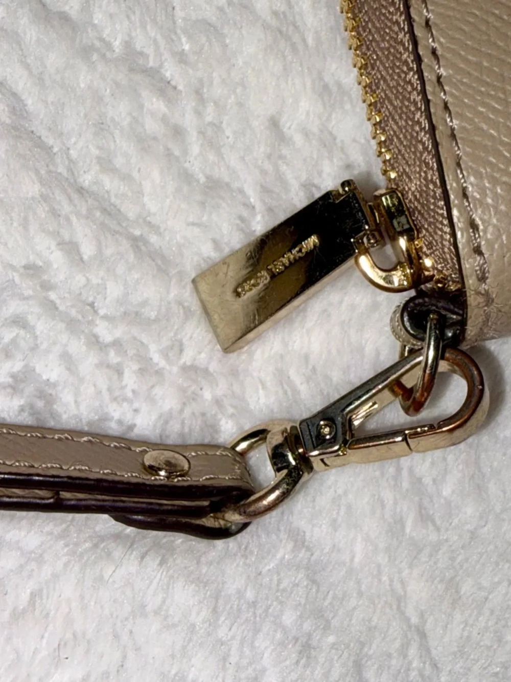 Michael Kors Raven Leather Bag Matching Wallet
